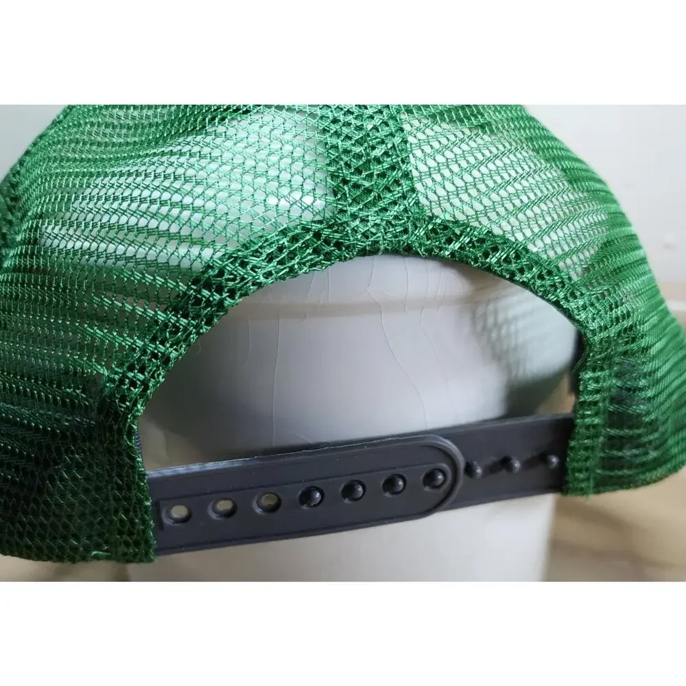 John Deere Power Pac Trucker Hat Men's OS Adjustable Gray Green New See Pictures